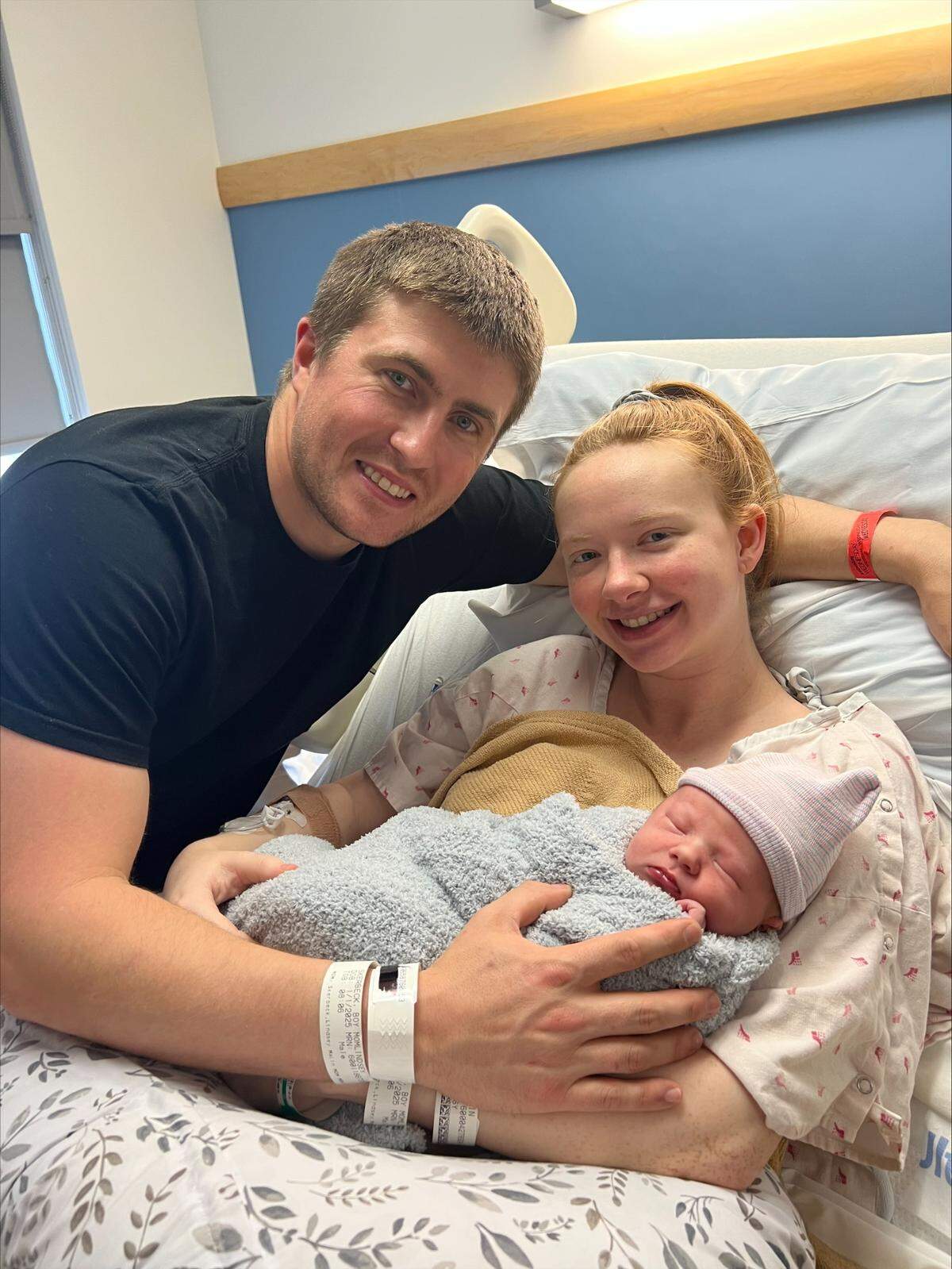 Levi, the son of Mitch and Lindsey Skerbeck of Richland, was the first baby of the new year born at Kadlec Regional Medical Center in Richland.