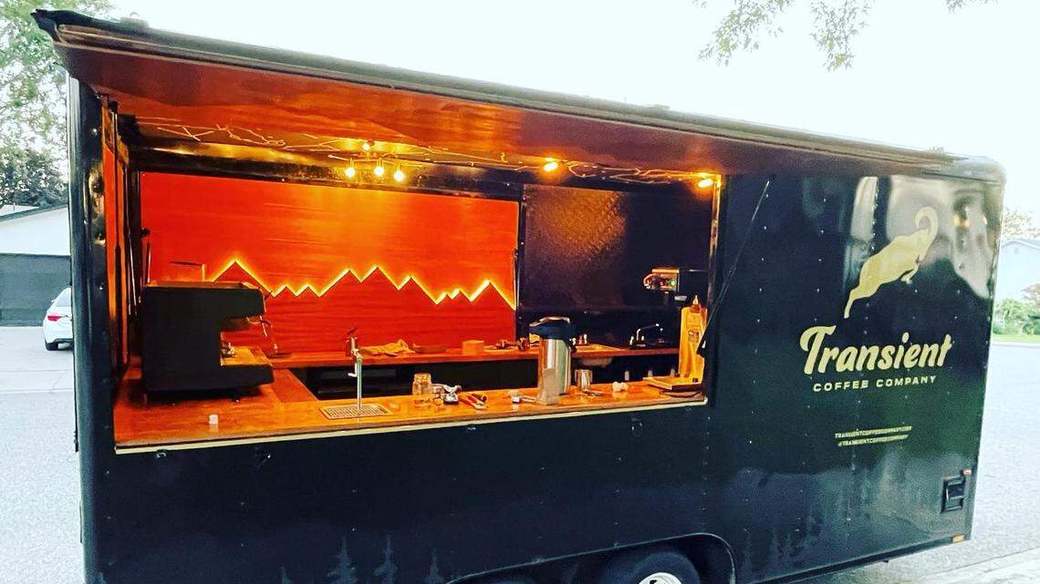 A month after Jessica and Joel Grubbs finished work on a new trailer for their coffee roasting business, Transient Coffee, a driver rammed it and they have now been forced to put events on pause.