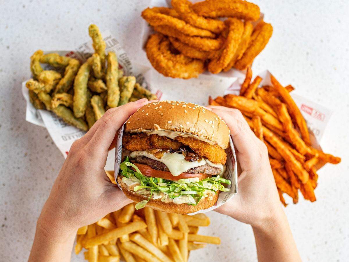 A burger chain popular for its flame-grilled burgers and alternative sides to fries will be opening on Duportail in Richland by this summer.