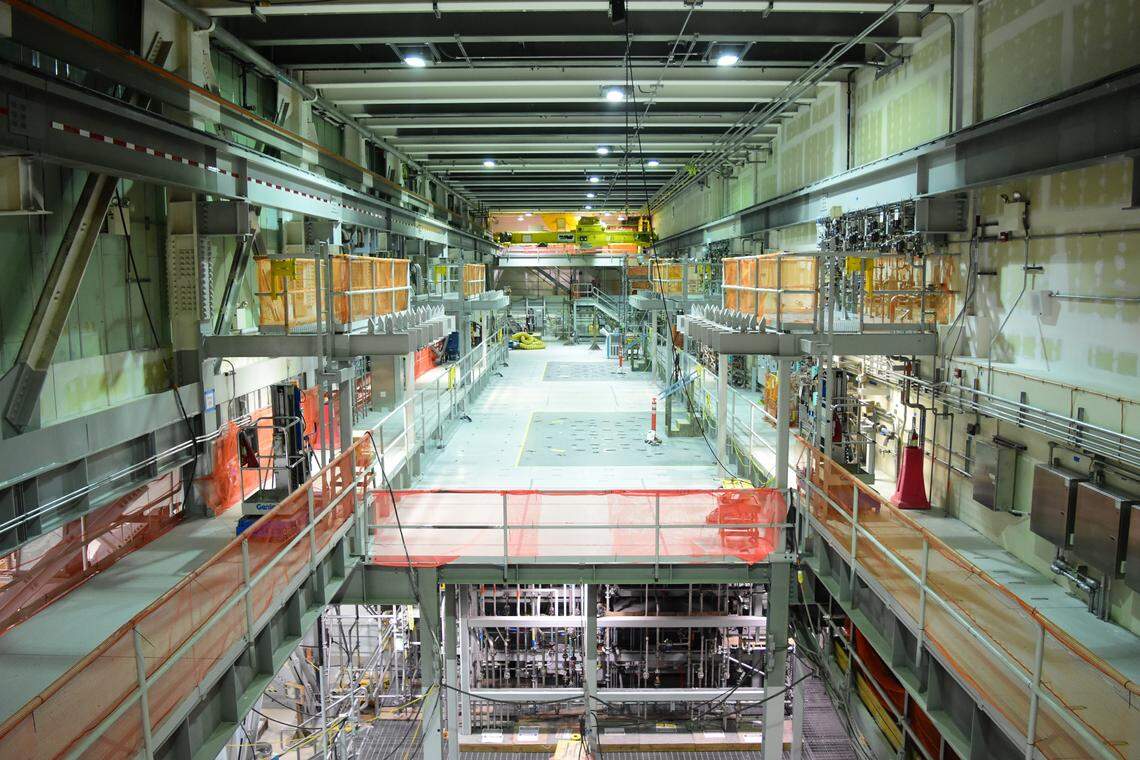 The melter bays at the vitrification plant’s Low Activity Waste Facility will be used to heat radioactive and chemical wastes and glass-forming materials to 2,100 degrees Fahrenheit to create solid glass forms for long-term storage.