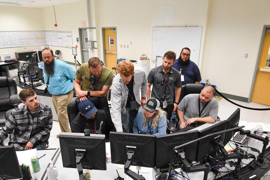 Hanford site vitrification plant employees in the Low Activity Waste Facility control room began heat up of the plant’s first melter for the second time on Saturday.