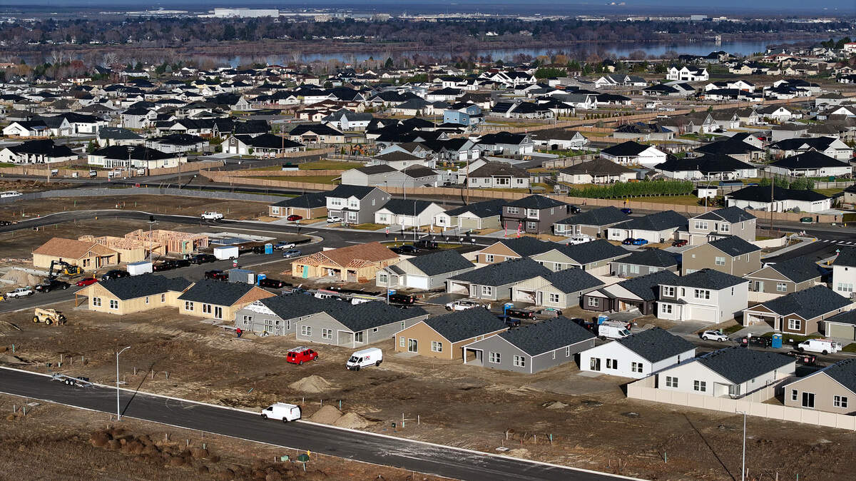 The Dunes housing development is under construction off Burns Road near Road 112 in west Pasco.