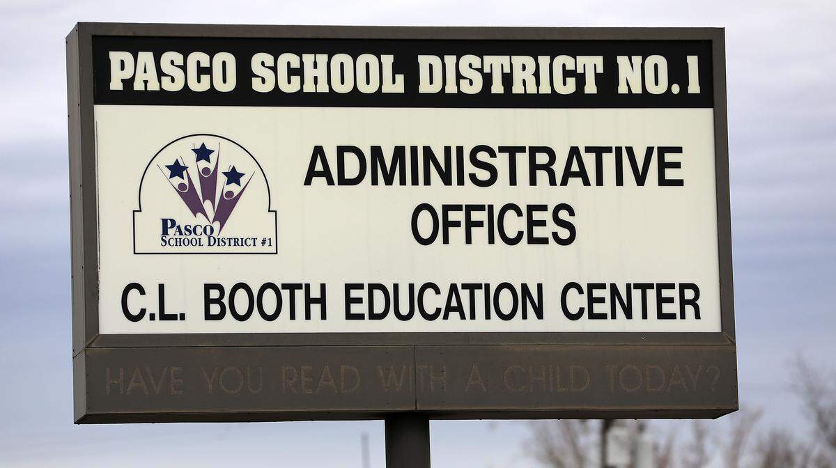 The Pasco School District C.L. Booth Building housing the administrative offices is at 1215 W. Lewis St. in Pasco.