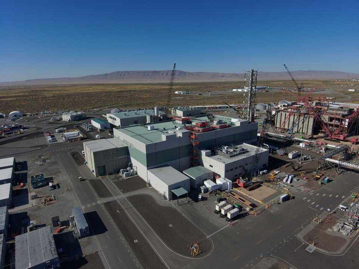 The Low-Activity Waste Facility on the campus of the Hanford nuclear site’s Waste Treatment and Immobilization Plant, or vitrification plant.