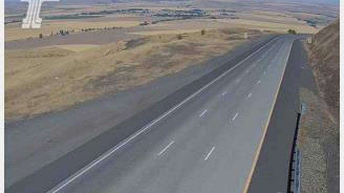 Eastbound Interstate 84 was closed for nearly four hours south of Pendleton after a semi collision.