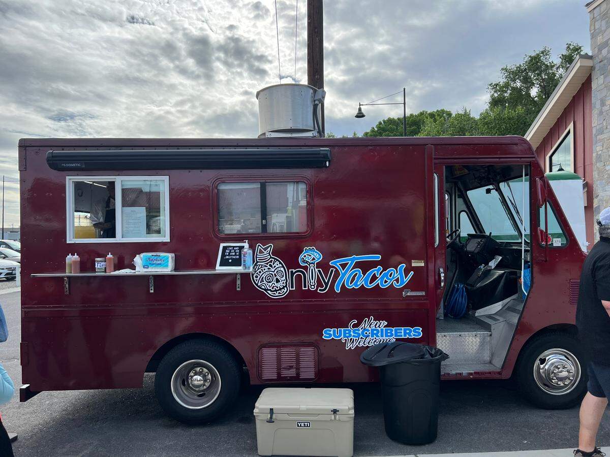 Only Tacos is a new food truck based out of the Port of Kennewick’s Columbia Gardens Wine and Artisan Village.