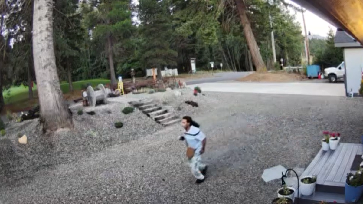 Kittitas County Sheriff’s Office officials believe this screenshot of a video from a home security camera shows Fernando Flores of Richland after he fled from a crashed car.