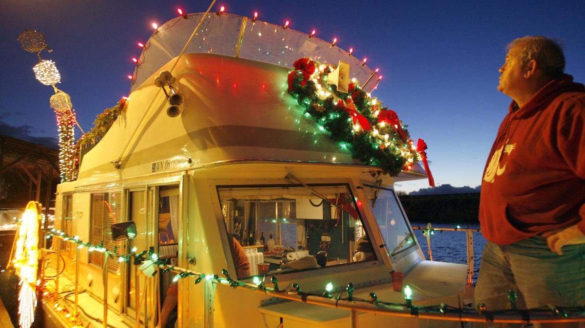 The annual lighted boat parade is Friday night along the Columbia River from Clover Island in Kennewick to Richland and back.