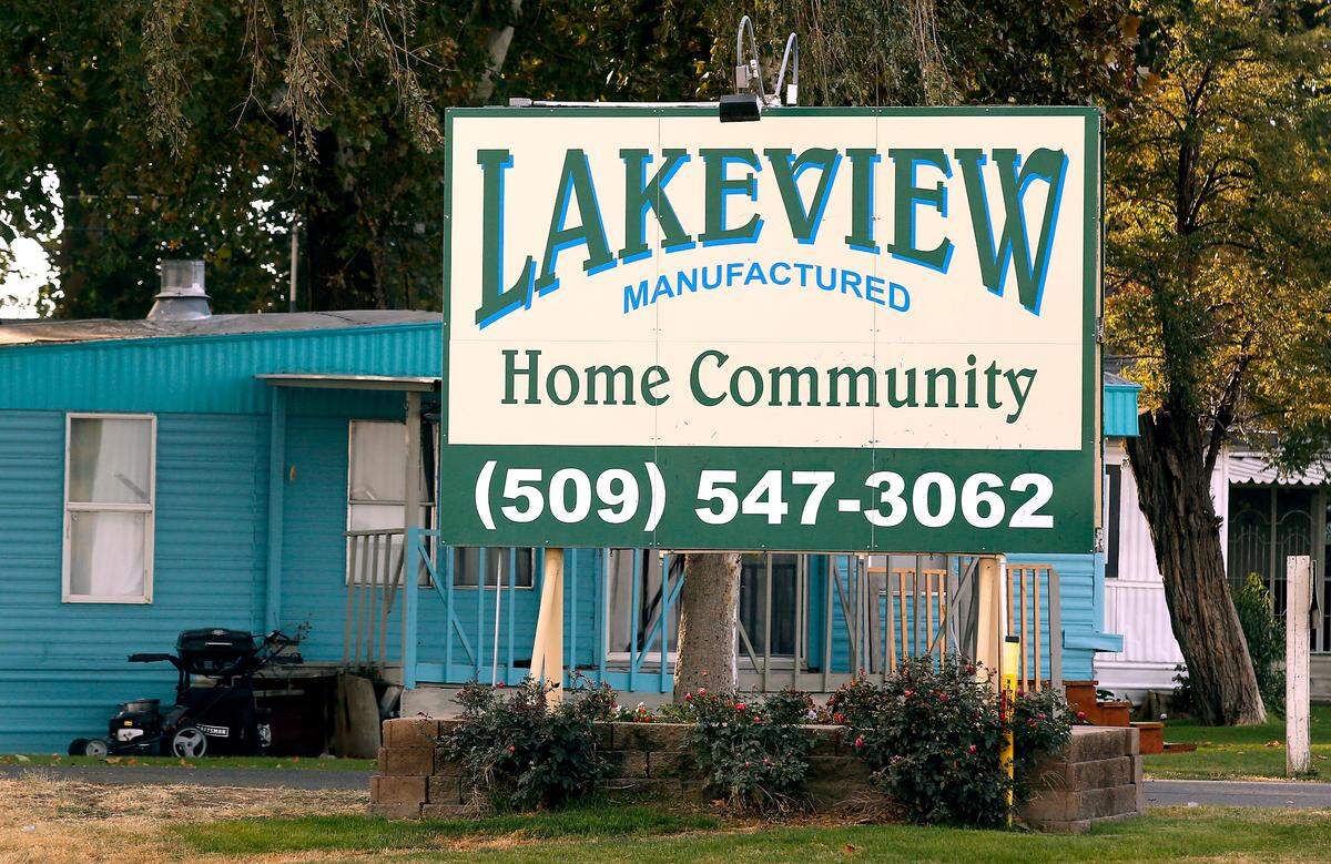 The Lakeview Manufactured Home Community is off of South Road 40 East in Pasco.