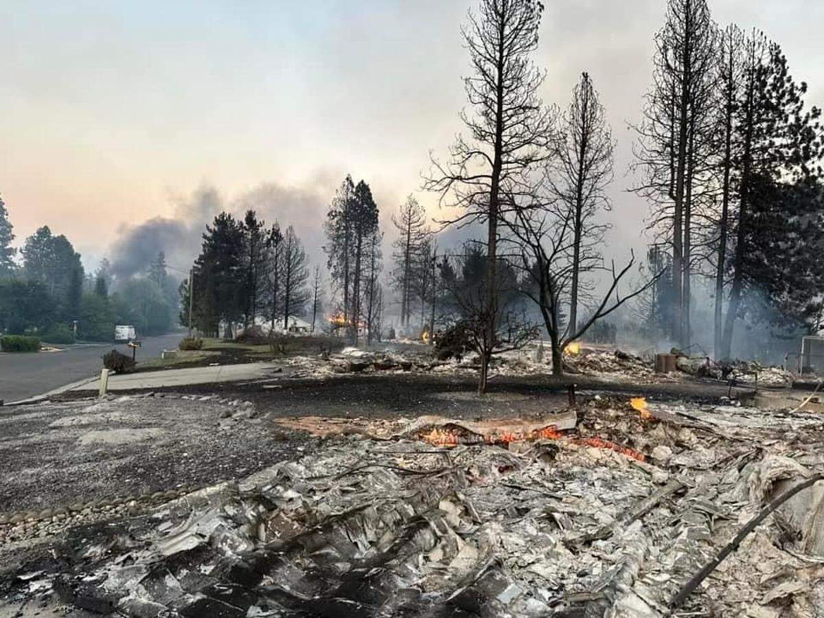 Spokane Councilman Zack Zappone posted this photo Saturday morning of a street in Medical Lake, Wash.