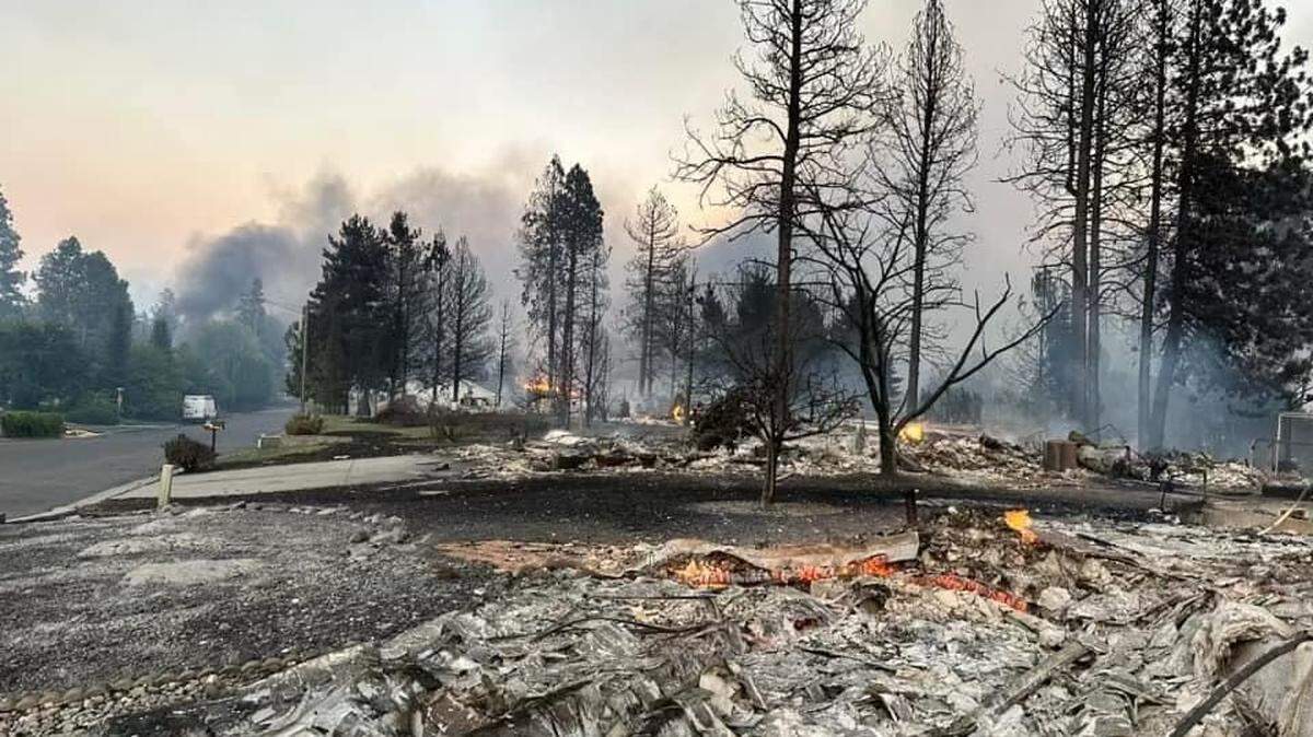 Spokane Councilman Zack Zappone posted this photo Saturday morning of a street in Medical Lake, Wash.
