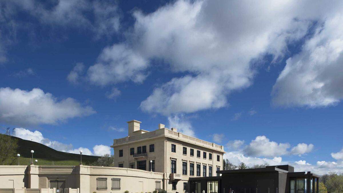 View looking east at Maryhill Museum of Art. Photo by Robert Reynolds