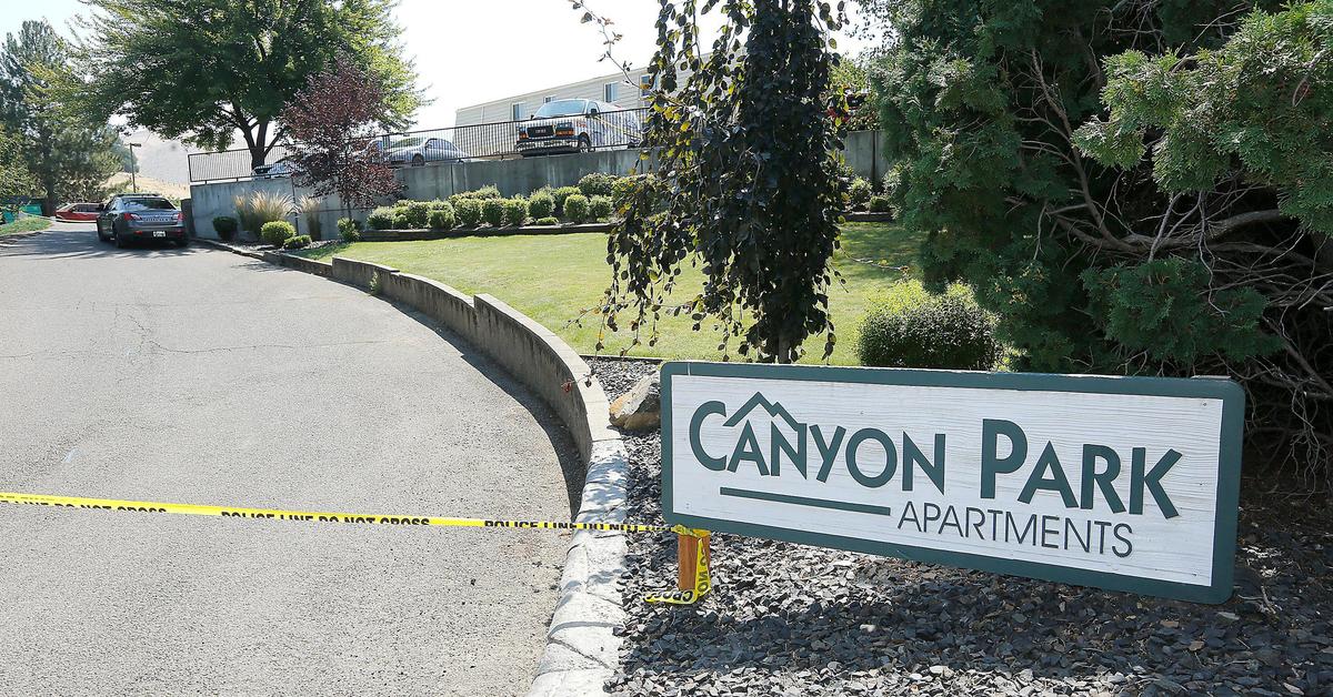 A Prosser police officer was shot in the leg in August 2019 during a chase with a burglary and shooting suspect at the Canyon Park Apartments. 
