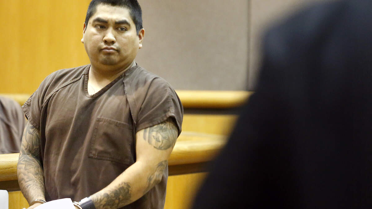 David Enriquez, 34, of Grandview appears Friday at a hearing for a vehicular assault allegation in Benton County Superior Court.