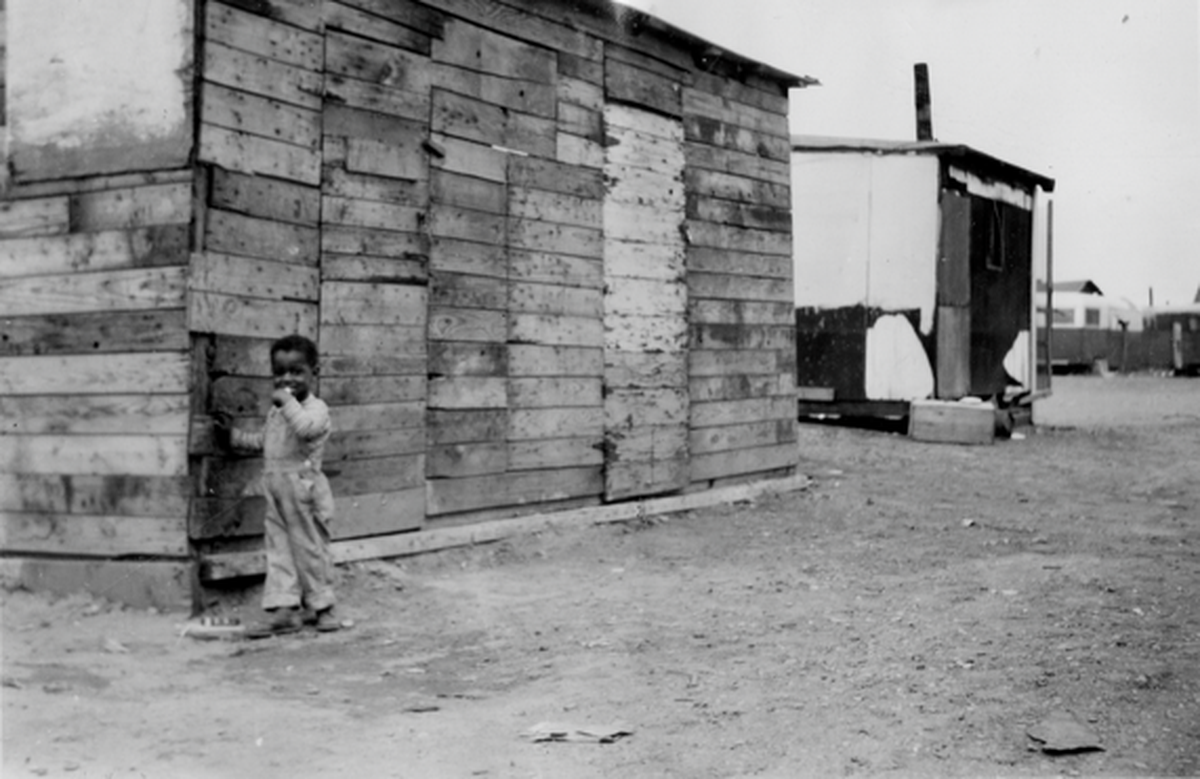 A community toilet in East Pasco when the city was segregated.