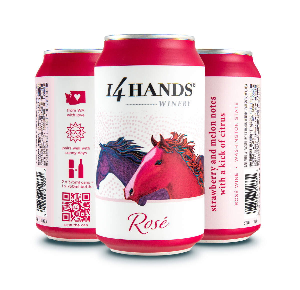 The 14 Hands nonvintage Rosé, which is available in a $6 can, earned a Platinum from Wine Press Northwest magazine during its year-end judging of gold medal winners.