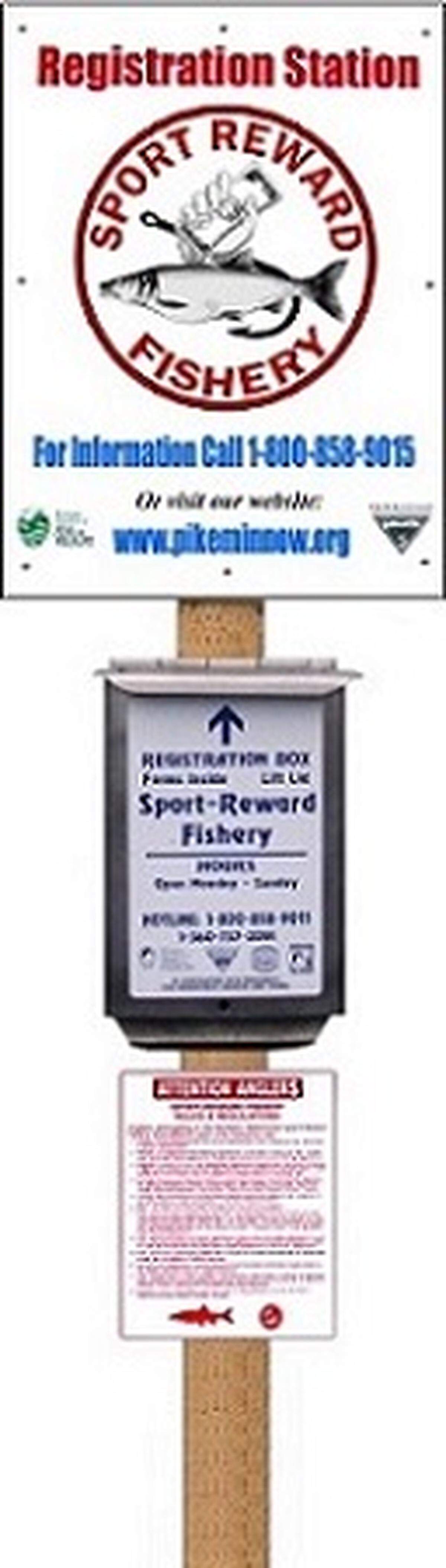 The Registration Station is open during hours of operation, but a box will be posted with pre-stamped registration for anglers visting outside of those hours.