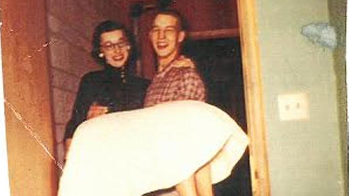Myrene and Ron Northey in 1957