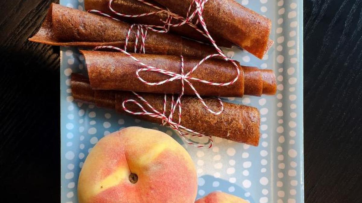 Peach Fruit Leathers