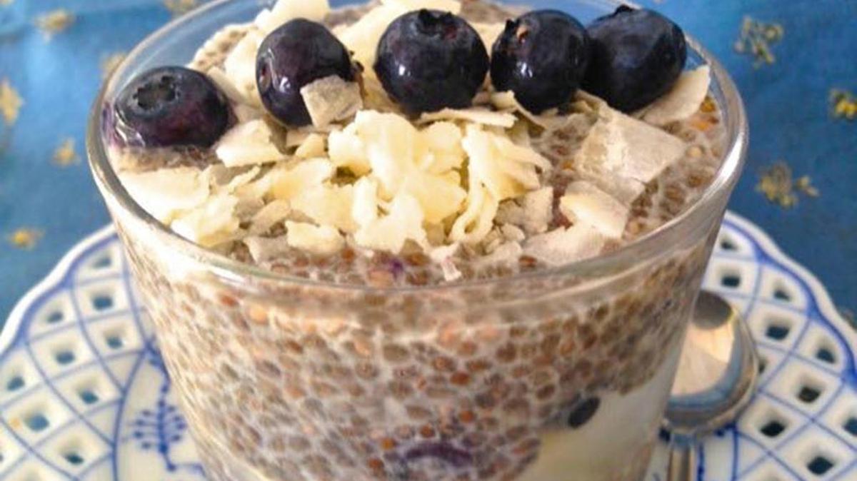 Chia pudding is delicious and filled with lots of good stuff for you.