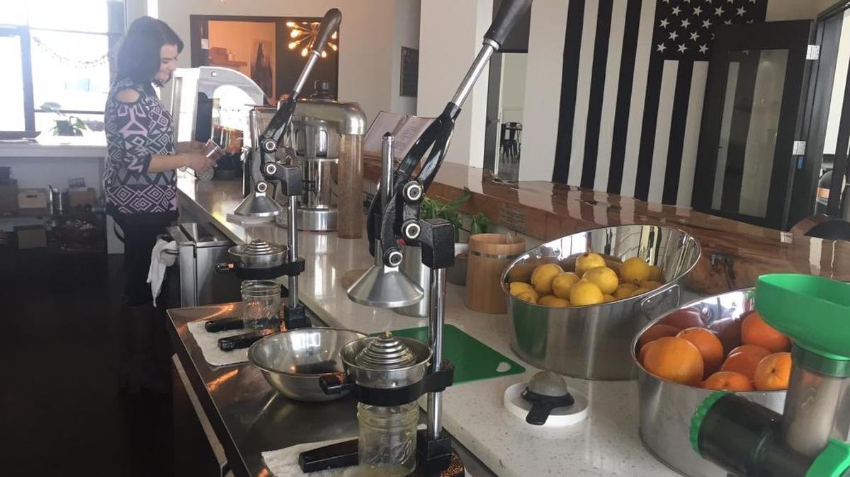 Kati Gessner opened Karma Juice at Kennewick’s BlankSpace in October, reviving a business dream that was temporarily derailed by the Great Recession.
