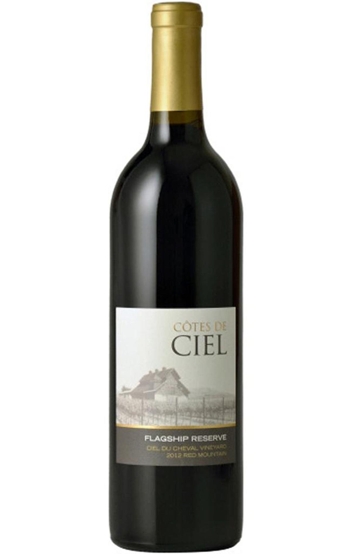 The Côtes de Ciel 2012 Ciel du Cheval Vineyard Flagship Reserve Red Wine is a blend that represents the top six barrels from the Holmes family's first vintage under its own winery brand.