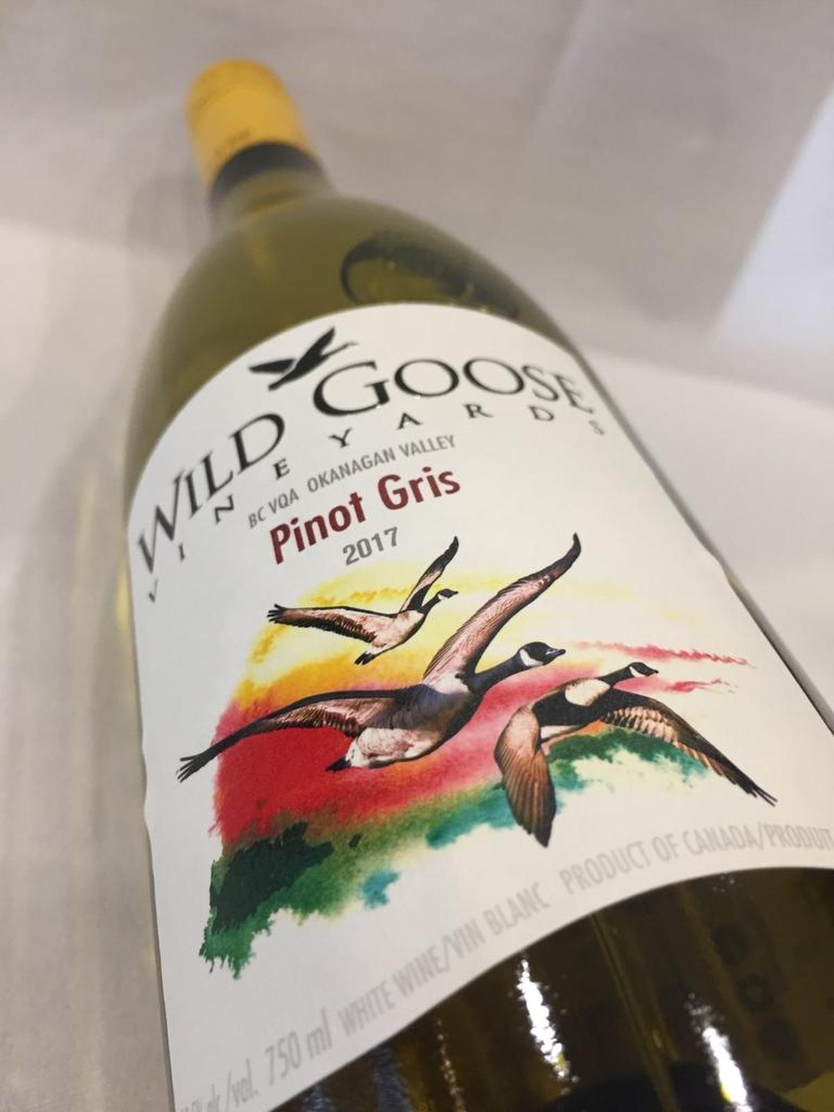The Wild Goose Vineyards 2017 Pinot Gris from British Columbia was voted best of show at the sixth annual Cascadia International Wine Competition in Richland, Wash.