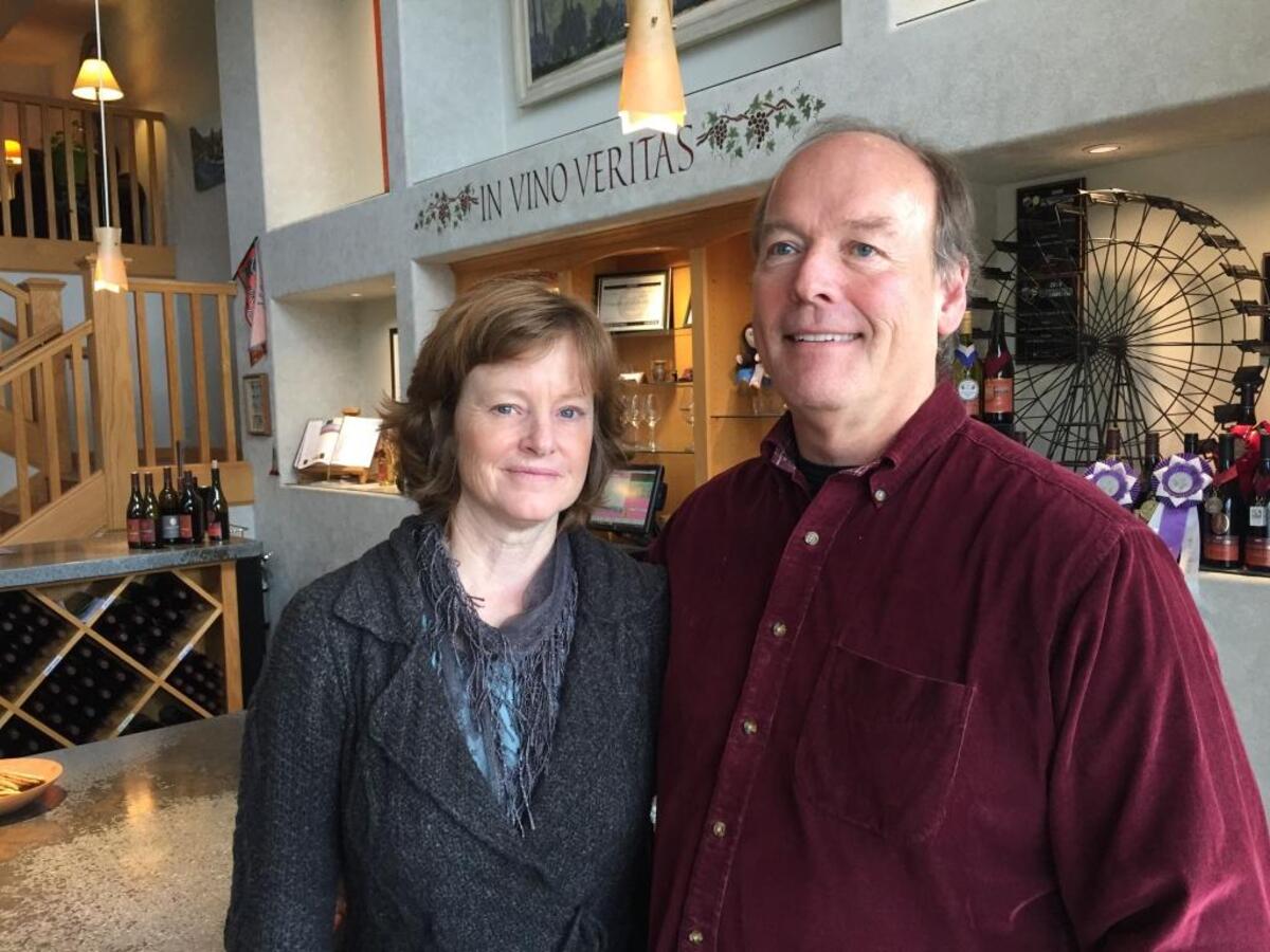 Terry and Sue Brandborg operate Brandborg Vineyards and Winery in the Southern Oregon town of Elkton.