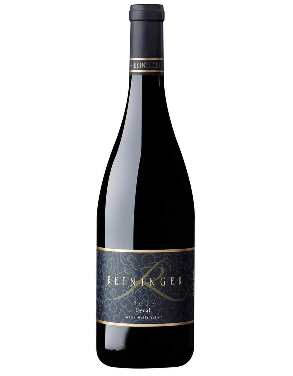 The Reininger Winery 2015 Syrah is from Pepper Bridge and Seven Hills vineyards in the Walla Walla Valley.