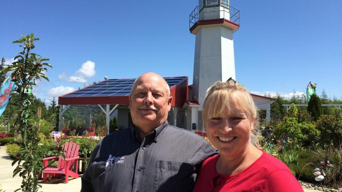 Blain and Kim Roberts own Westport Winery on the Washington coast with their children, Dana and Carrie. They plan to open a second tasting room this winter in Cannon Beach.