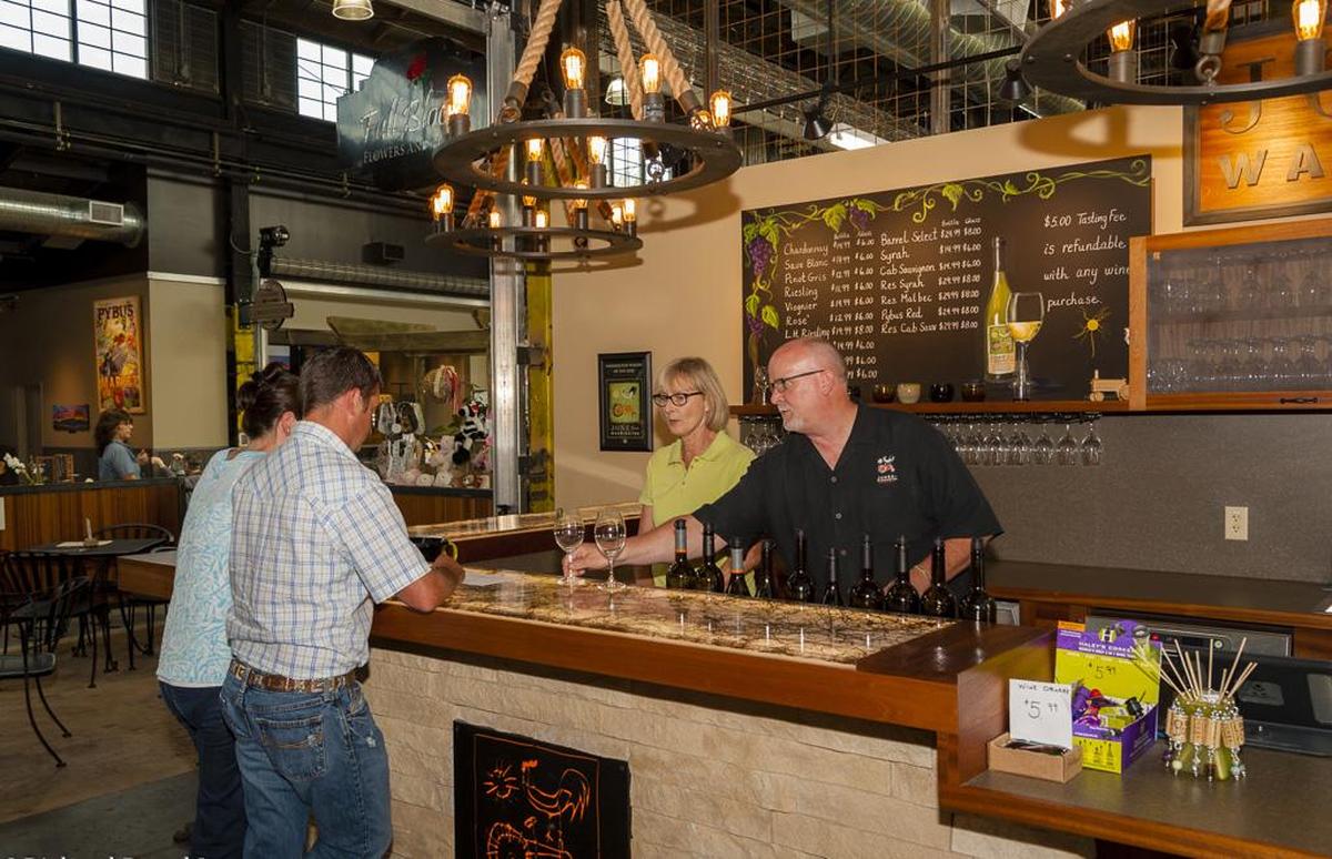 Jones of Washington operates a tasting room in the popular Pybus Public Market near the river in downtown Wenatchee.