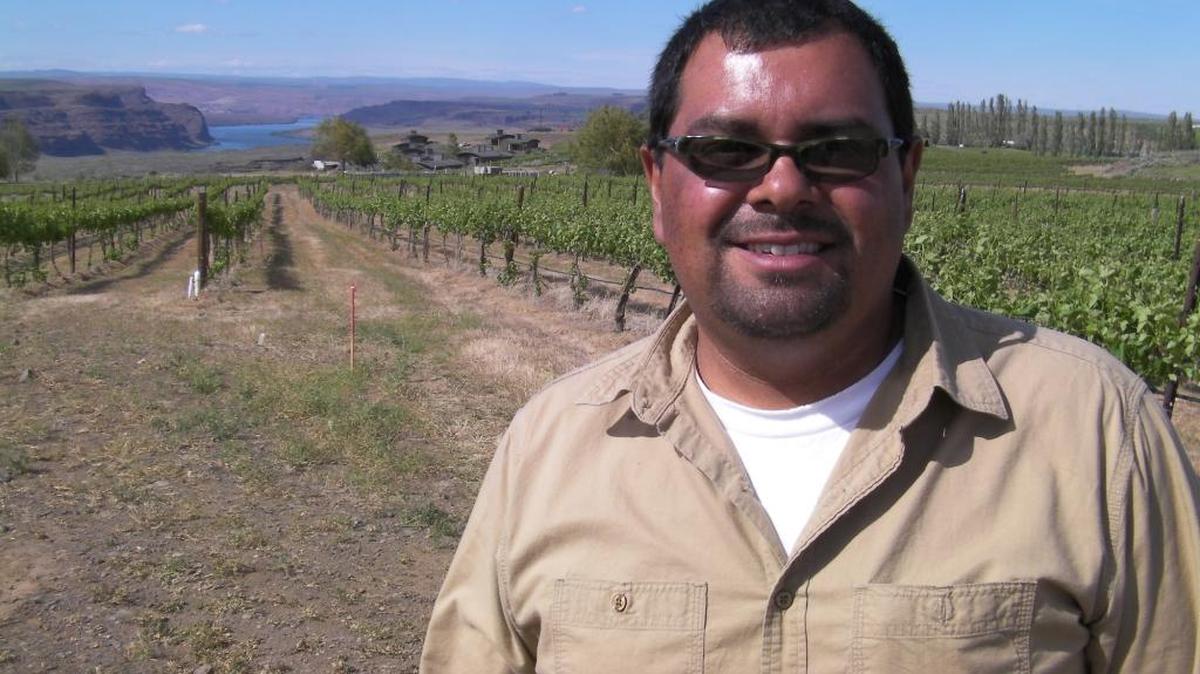 Freddy Arredondo of Cave B Estate Winery makes award-winning wine from his family’s vines, which overlook the Columbia River near the Gorge Amphitheater.