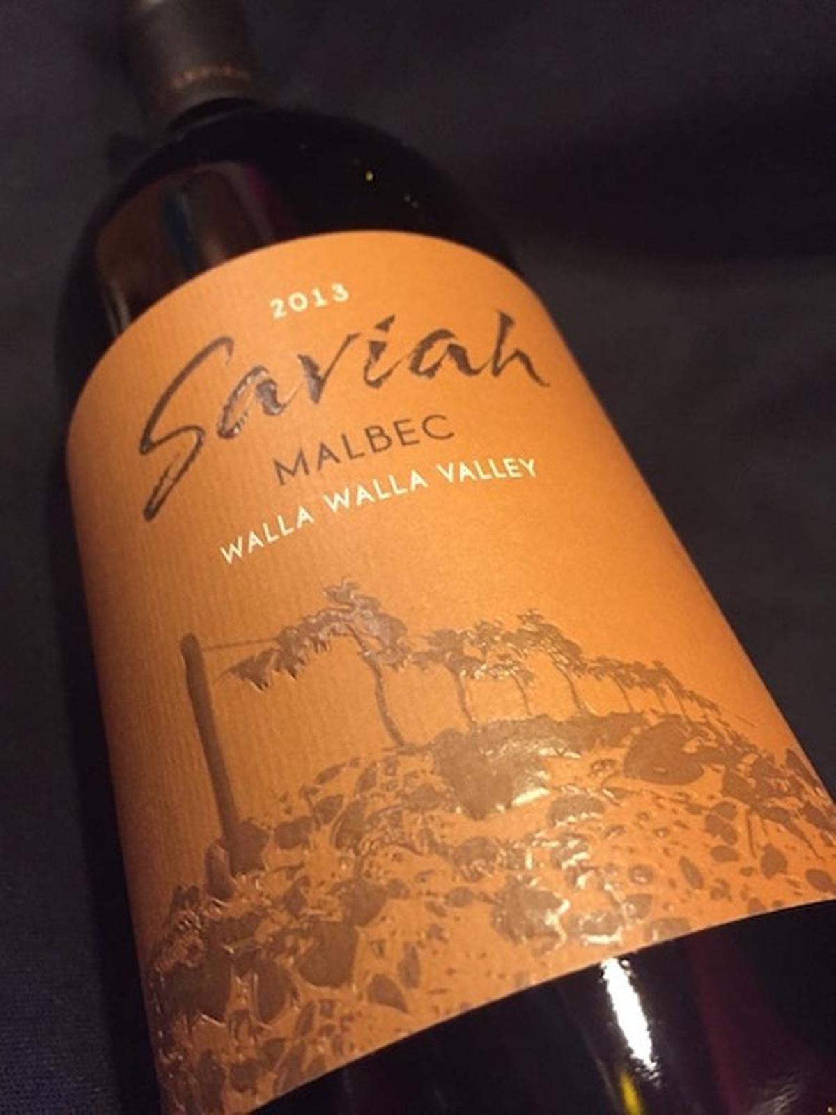 The Saviah Cellars 2013 Malbec earned a gold medal at the 2017 Walla Walla Valley Wine Competition, which raises funds for the Walla Walla Community College winemaking program.