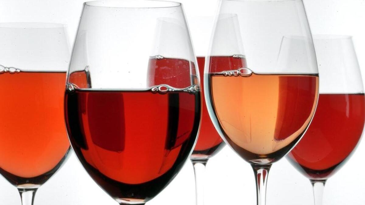 The soothing blush of rosé wines.