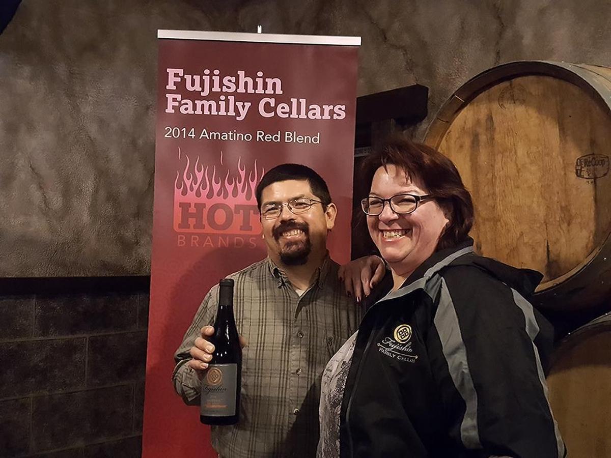Fujishin Family Cellars in Caldwell, Idaho, owned by winemaker Martin Fujishin and GM/wife Teresa Moye Fujishin, has been named as one of 10 national Hot Brands for 2016 by Wine Business Monthly magazine.