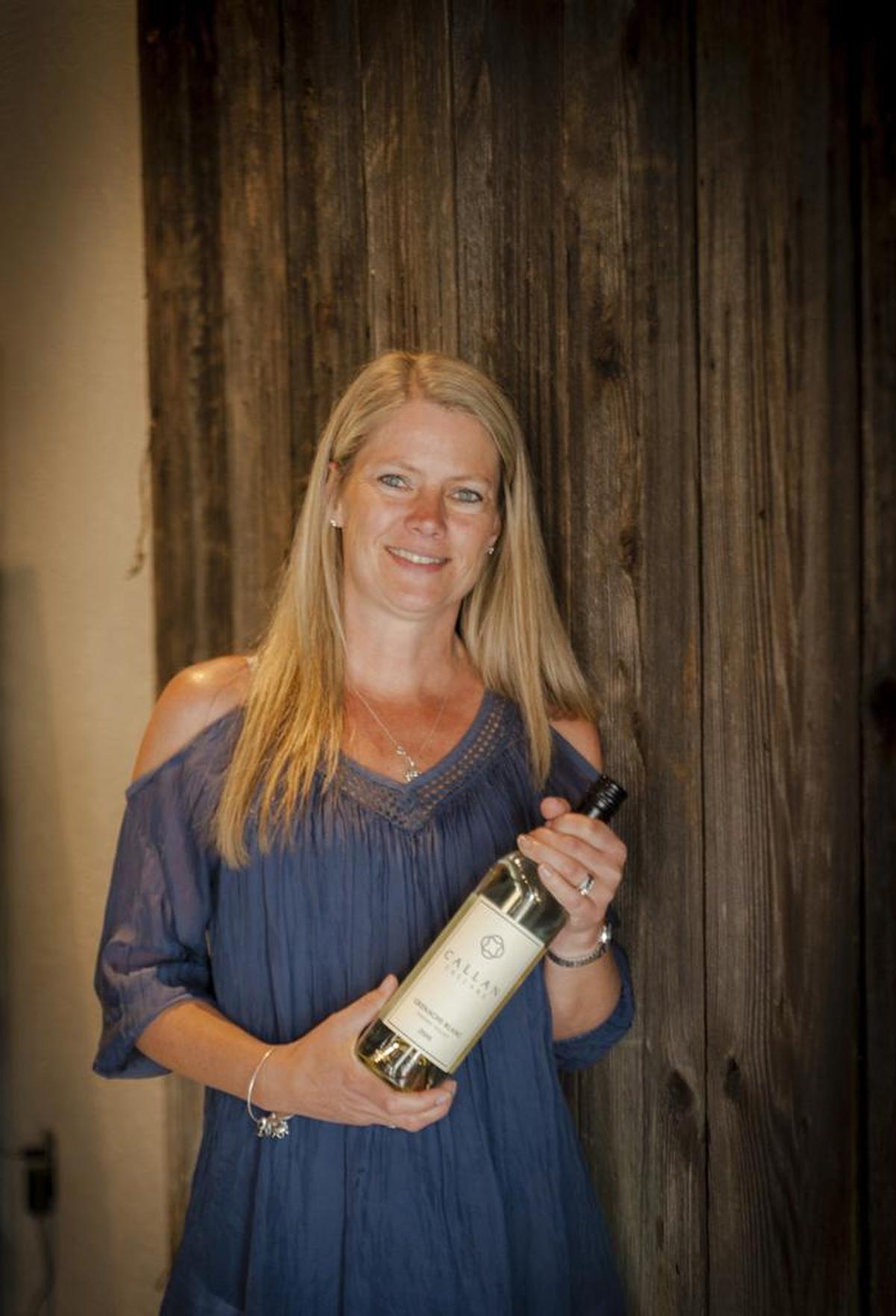 Woodinville’s Lisa Callan, a product of Washington State University’s winemaking program, works with the white Rhône variety Picpoul for her Callan Cellars brand.