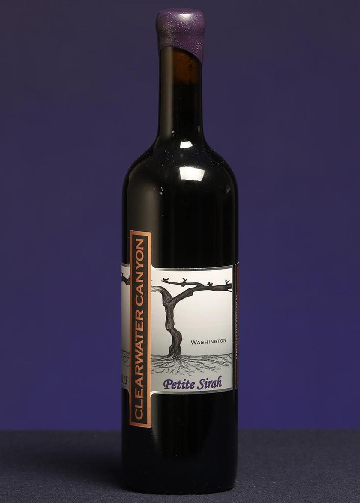 The Clearwater Canyon Cellars 2015 Petite Sirah received a Platinum in 2018 from Wine Press Northwest magazine.