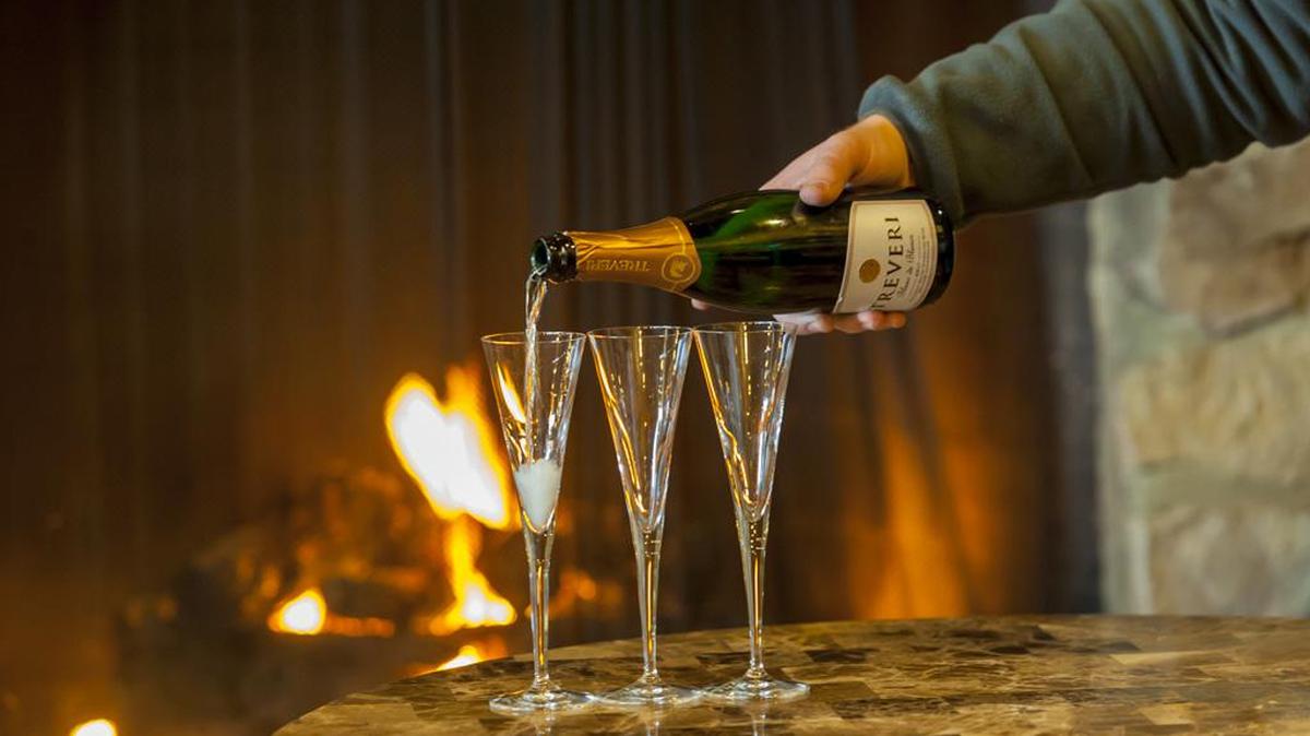 The Treveri Cellars Blanc de Blancs Brut has been the flagship bottling for the Grieb family since they began making their own sparkling wine in 2010 near Yakima, Wash.