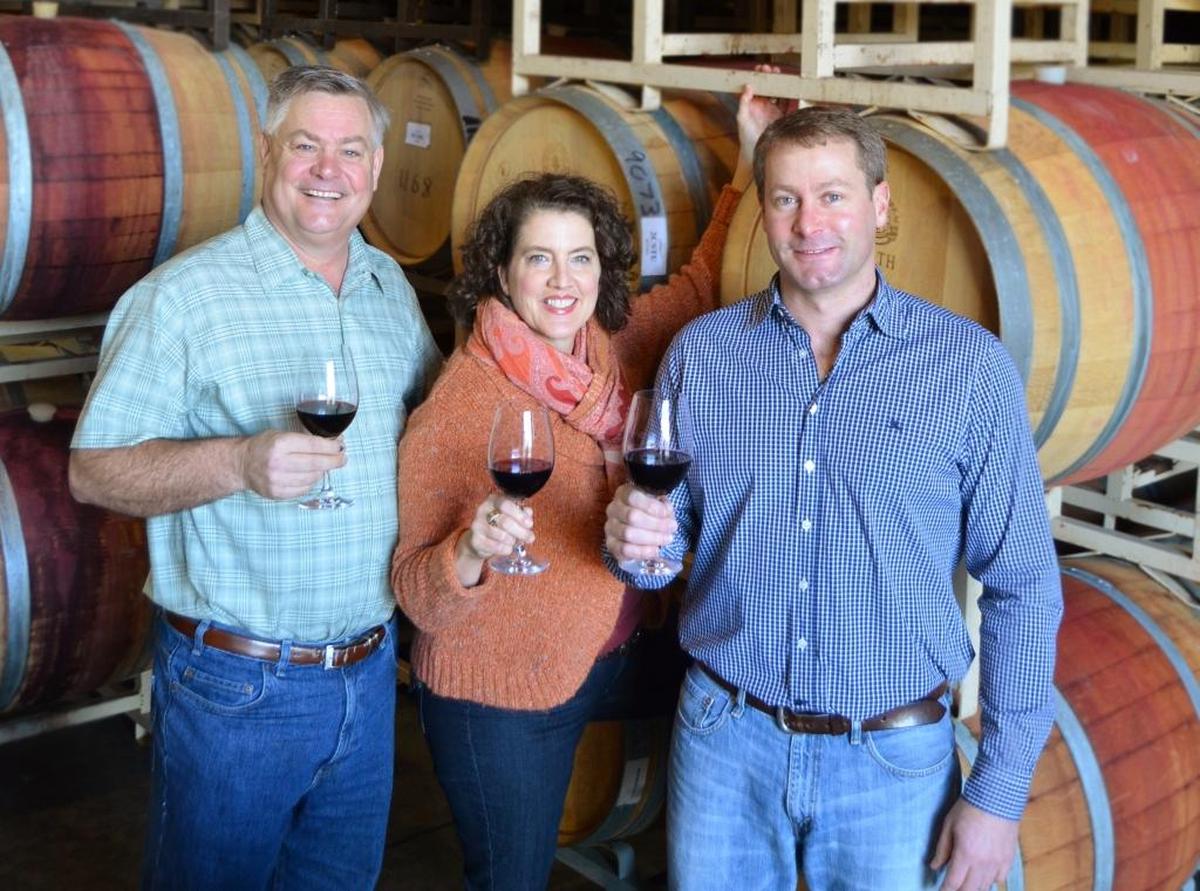 New Zealand native Richard Batchelor, right, creates the wines at Maryhill Winery in Goldendale, Wash., for owners Craig and Vicki Leuthold, who recently created a satellite tasting room in Spokane’s Kendall Yards neighborhood.