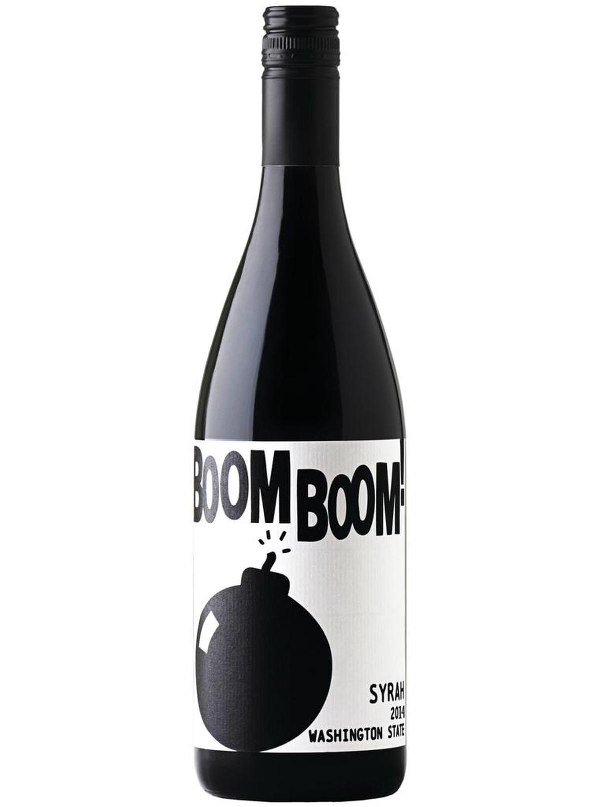 The Charles Smith Wines 2014 Boom Boom! Syrah is listed at $18 retail, but it is not difficult to find it being sold for a few dollars less.
