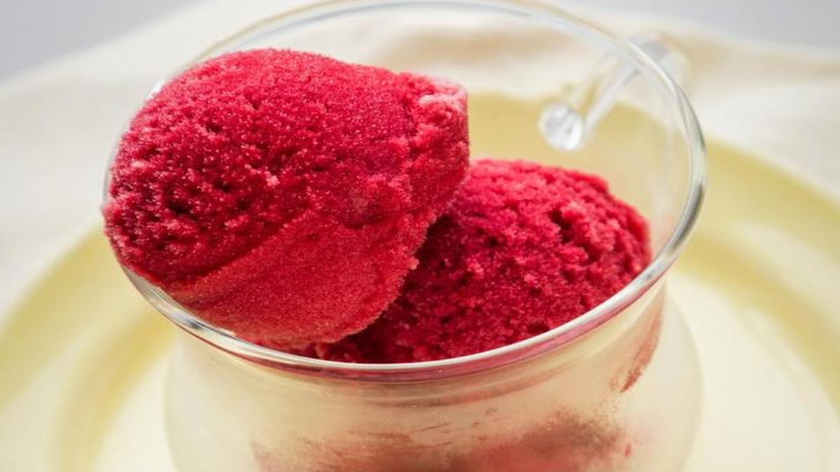 Lavender Pom-Berry Sorbet