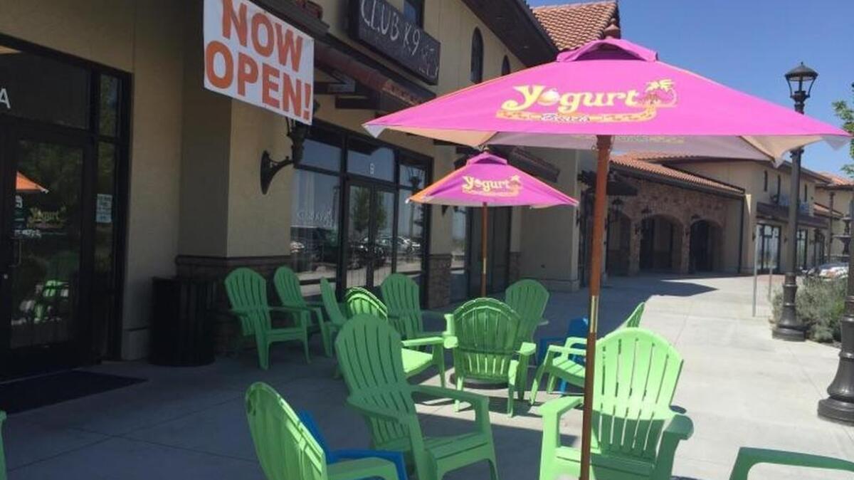 Yogurt Beach opened May 13 in western Kennewick. The surf-themed frozen yogurt spot offers dozens of flavors, toppings and plenty of comfy seating.
