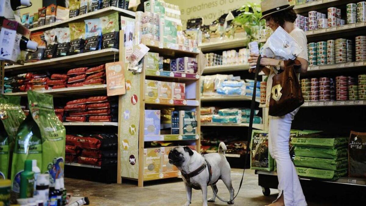 Federal law allows service animals to go wherever the person they’re trained to assist goes, which includes into grocery stores.