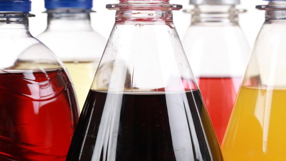 One 20-ounce bottle of soda doesn’t seem like much, but that’s 16 teaspoons of sugar, and it can really add up over a year.