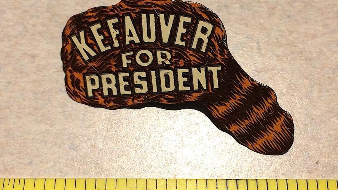 Campaign pin a fun reminder of a failed presidential bid