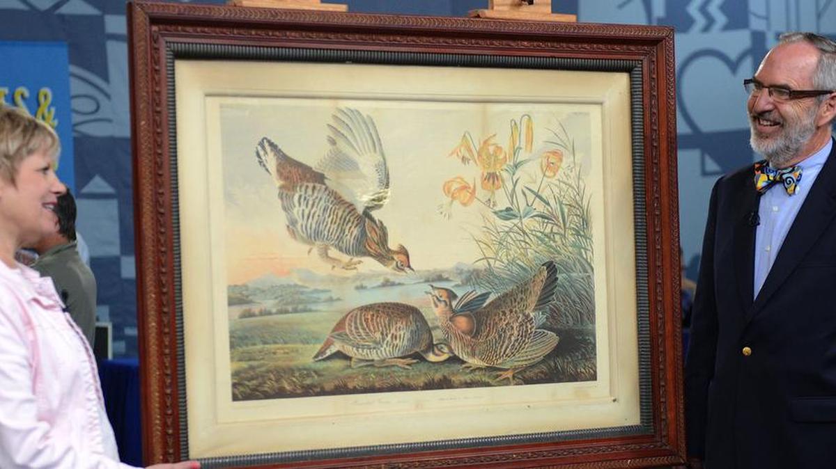 Bird prints by John James Audubon can be quite valuable, as appraiser Christopher Lane explained last summer. Antiques Roadshow opened its 20th season Jan. 4 with the first of three TV shows taped in Spokane.
