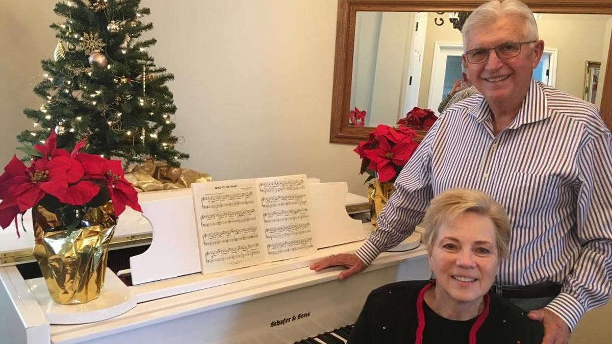 Susan and John Darrington remember the moment when their “angel” unexpectedly sang.