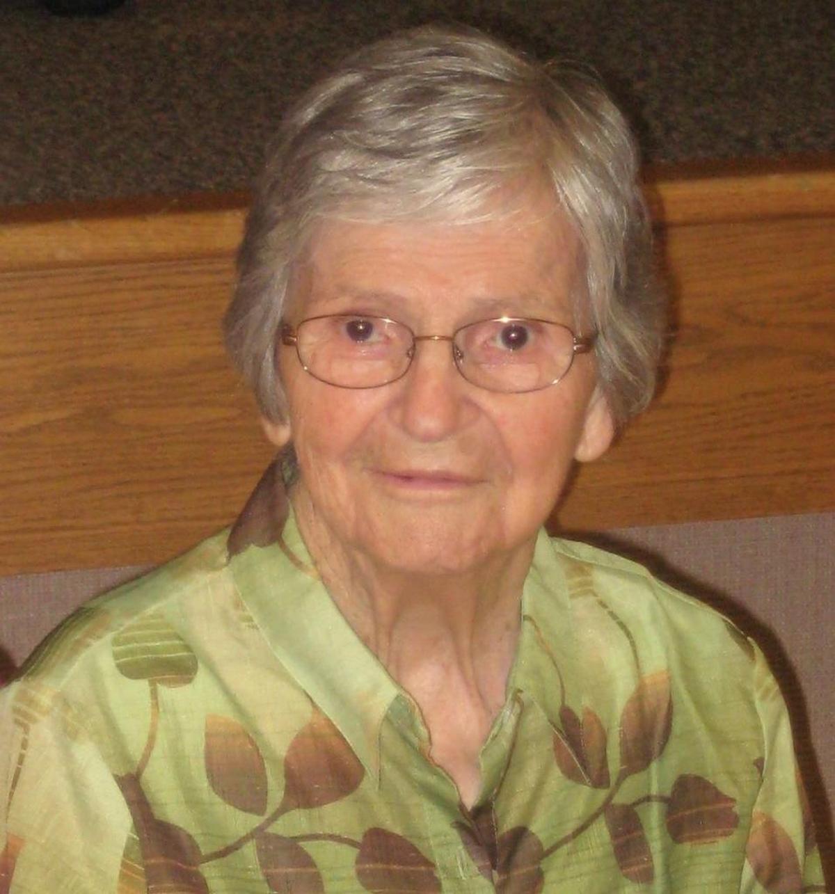 Gladys Darrington, who “always had a perfect pitch,” is pictured in 2010.