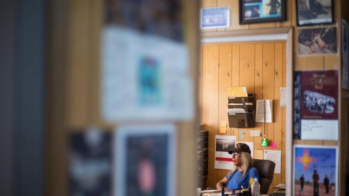 KYNR-AM Station Manager Reggie George talks about his experiences in more than five decades in the radio business in Toppenish. As one of the three-person paid staff of the station at 1490 on the dial, George works for the Confederated Tribes and Bands of the Yakama Nation.