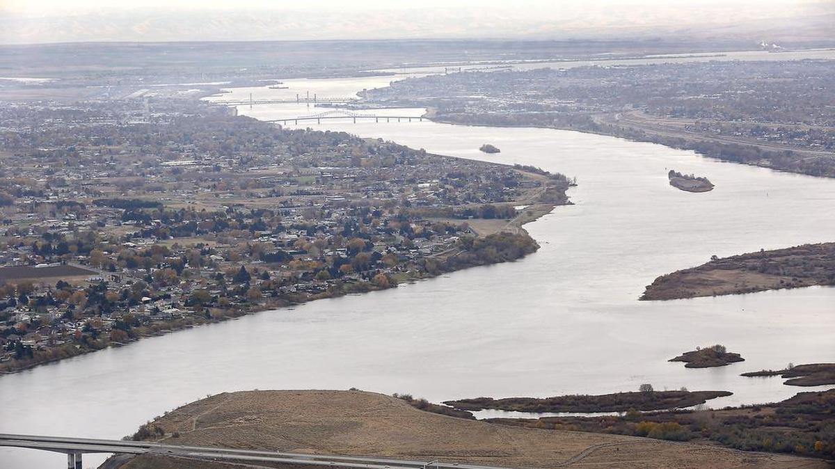 The Columbia and Yakima rivers merge in the heart of the Tri-Cities, just south of Columbia Point in Richland. The Columbia-Snake River Irrigators Association plans to ask Washington legislators this year to authorize new water rights on the Columbia River and to earmark proceeds to support water projects on the Yakima River.